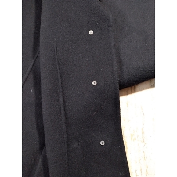 Carole Little black 100% wool handmade jacket XS - Picture 10 of 13